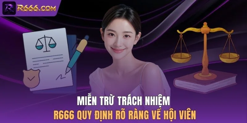 Miễn trừ trách nhiệm R666 quy định rõ ràng về hội viên